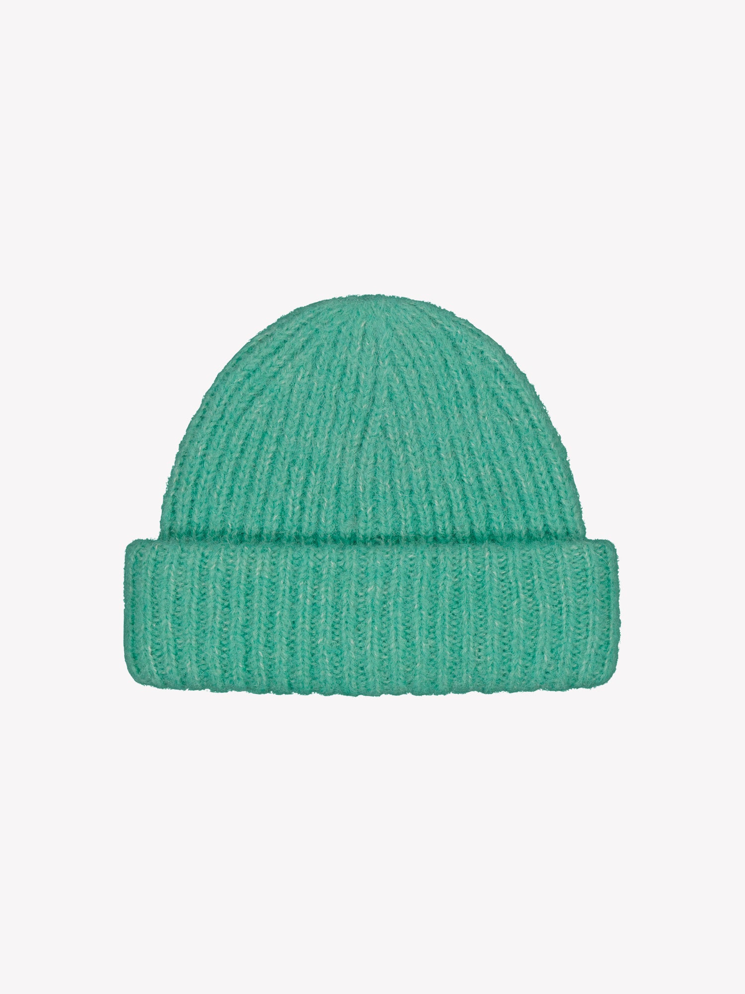 Nanso women's green Usva rib-knit beanie