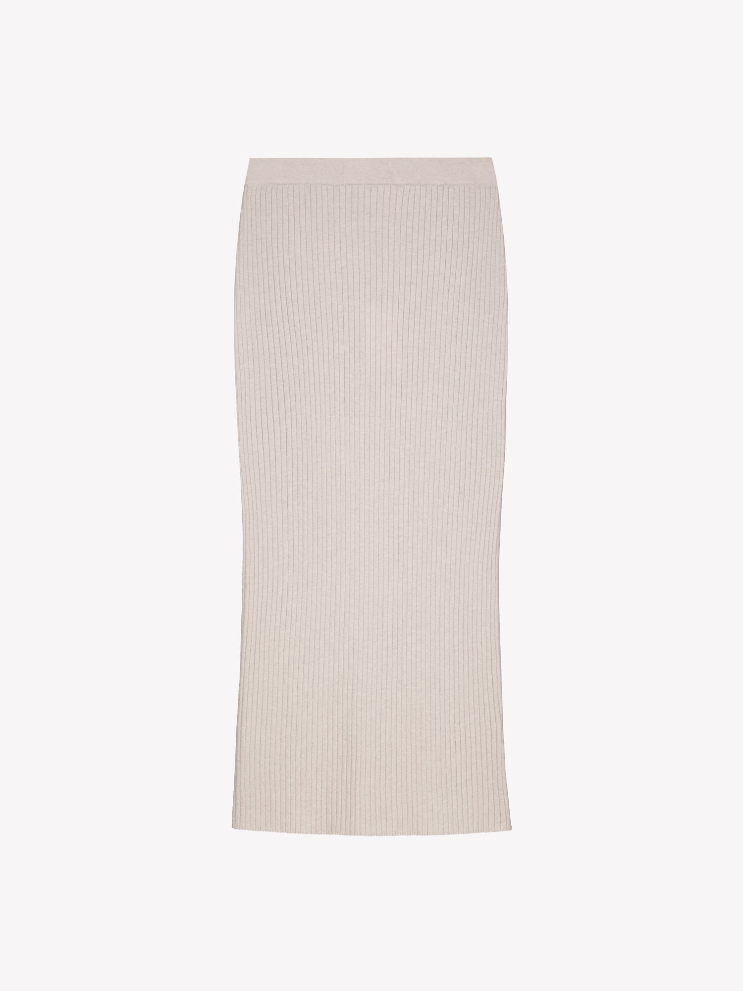 Villis ribbed knit skirt in greige, product picture
