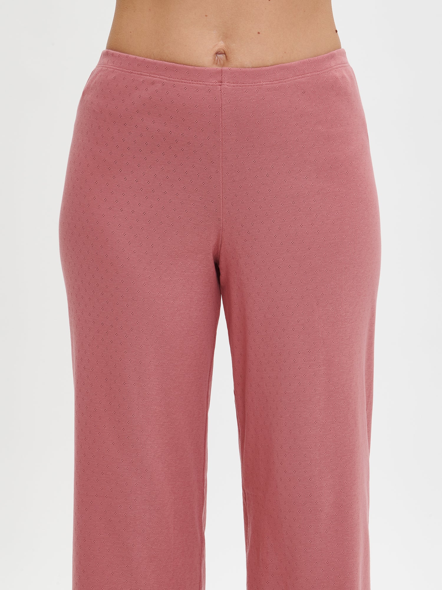 Nanso Women's Pink Elise Pants, front view.