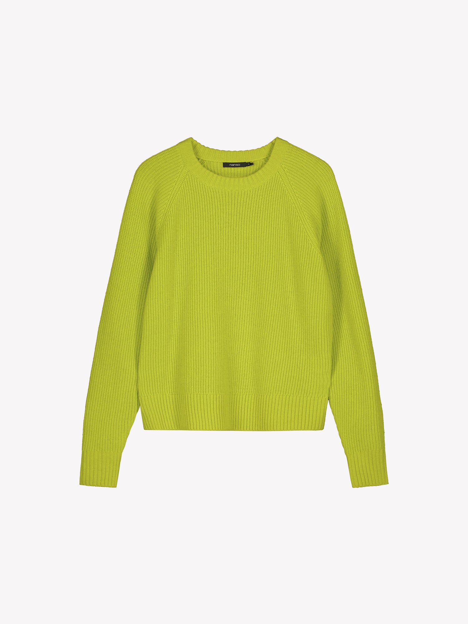 Nanso women's Pamela knit sweater in green 