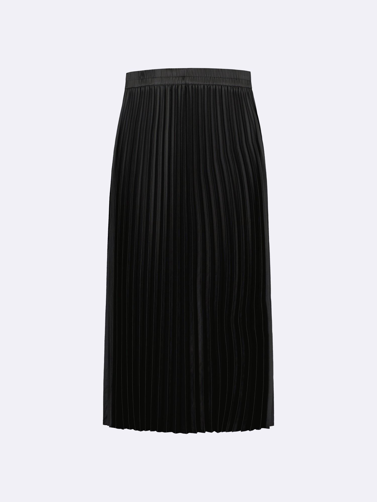 Nanso's elegant Taite skirt for women features a graceful drape in a classic black