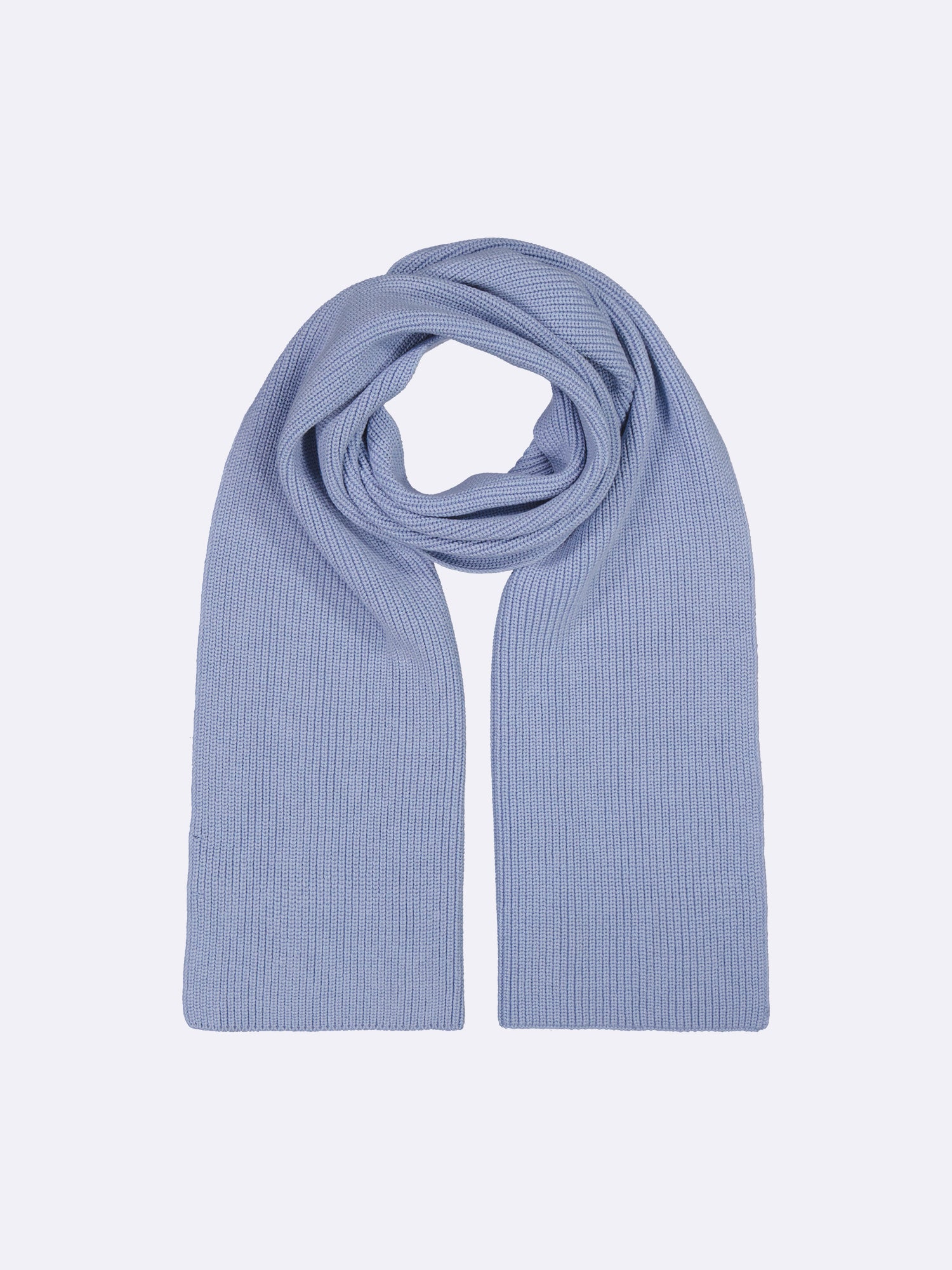 Nanso women's Utu scarf in a beautiful  blue color offers cozy warmth