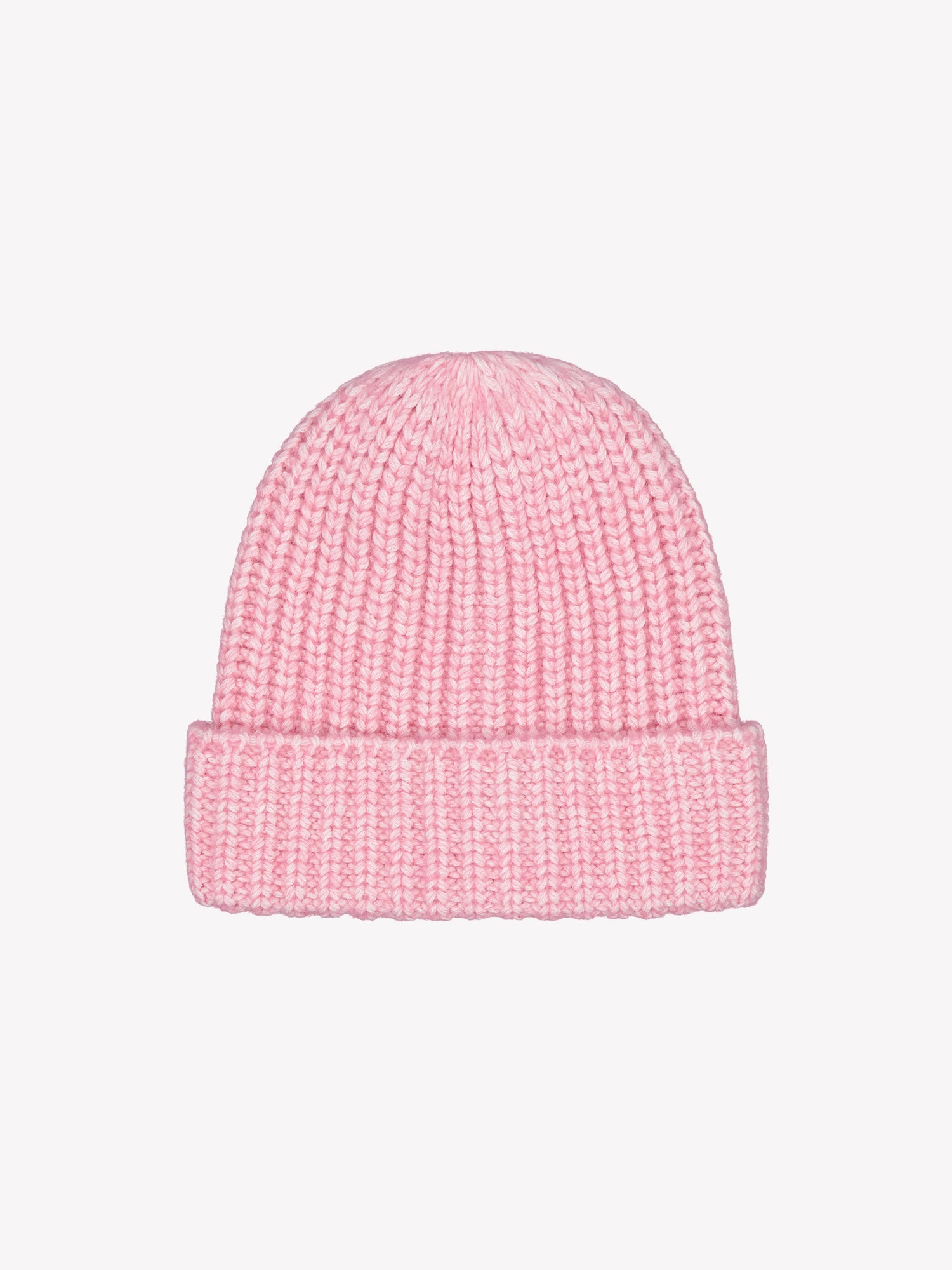 Women's cozy Huurre beanie features a textured knit pattern in a beautiful melange  pink