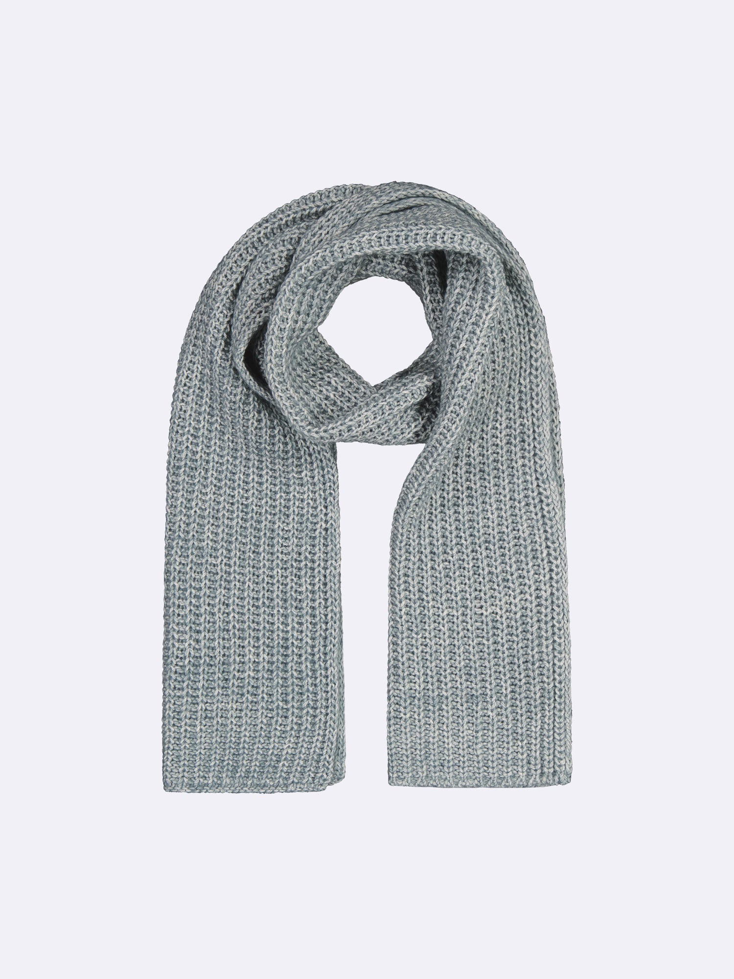 Women's Huurre scarf features a cozy patent knit in a beautiful green melange.