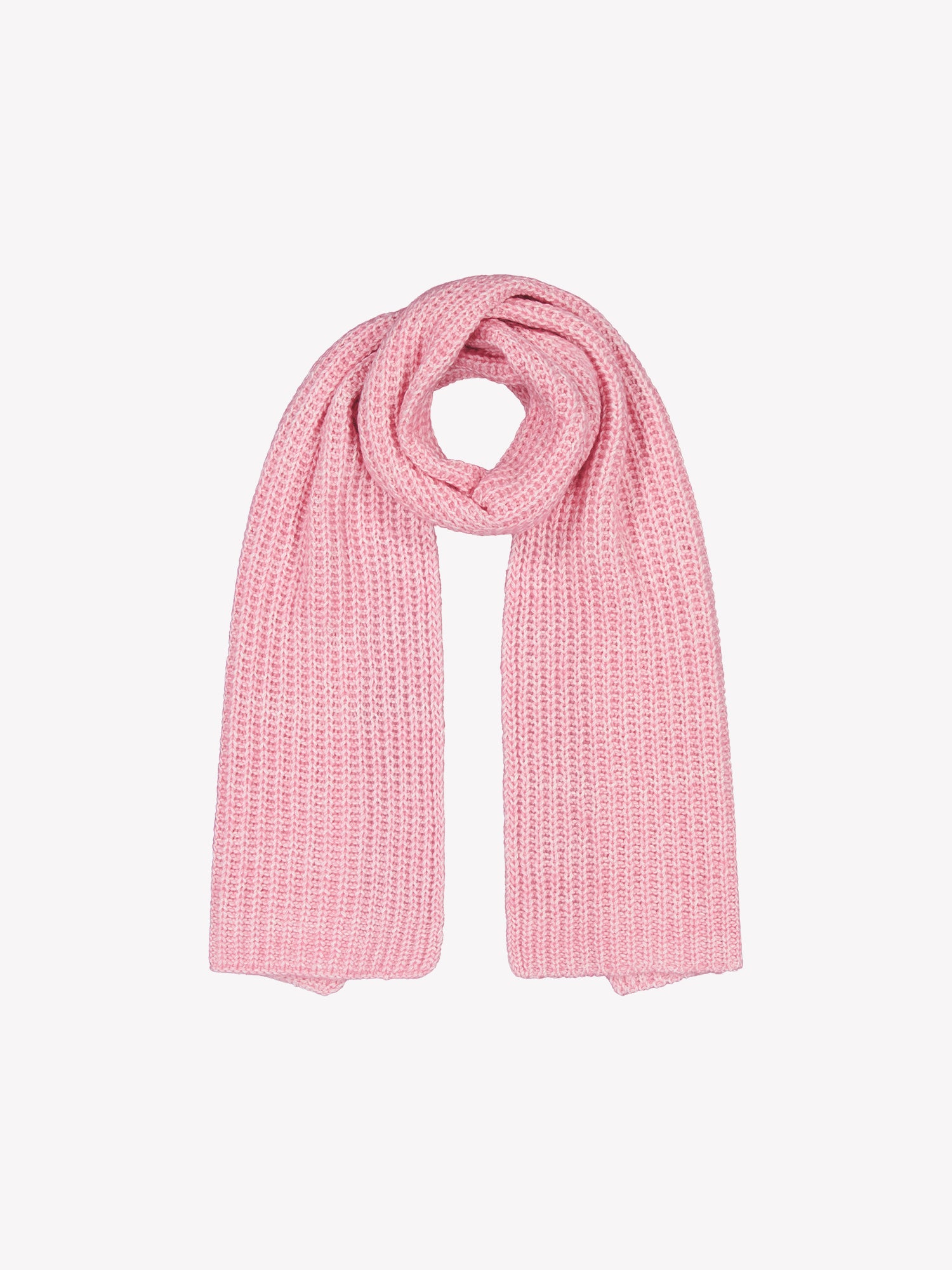 Women's Huurre scarf features a cozy patent knit in a beautiful pink melange.