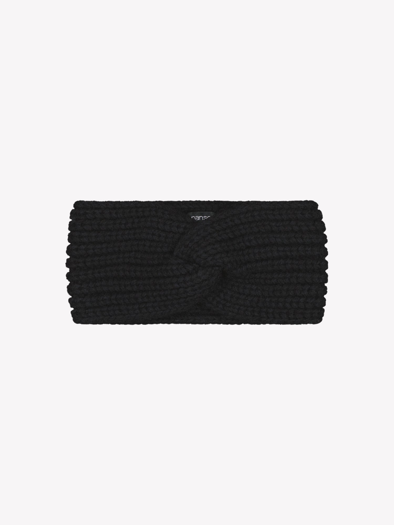 Women’s chunky Huurre ribbed knit headband comes in a beautiful black