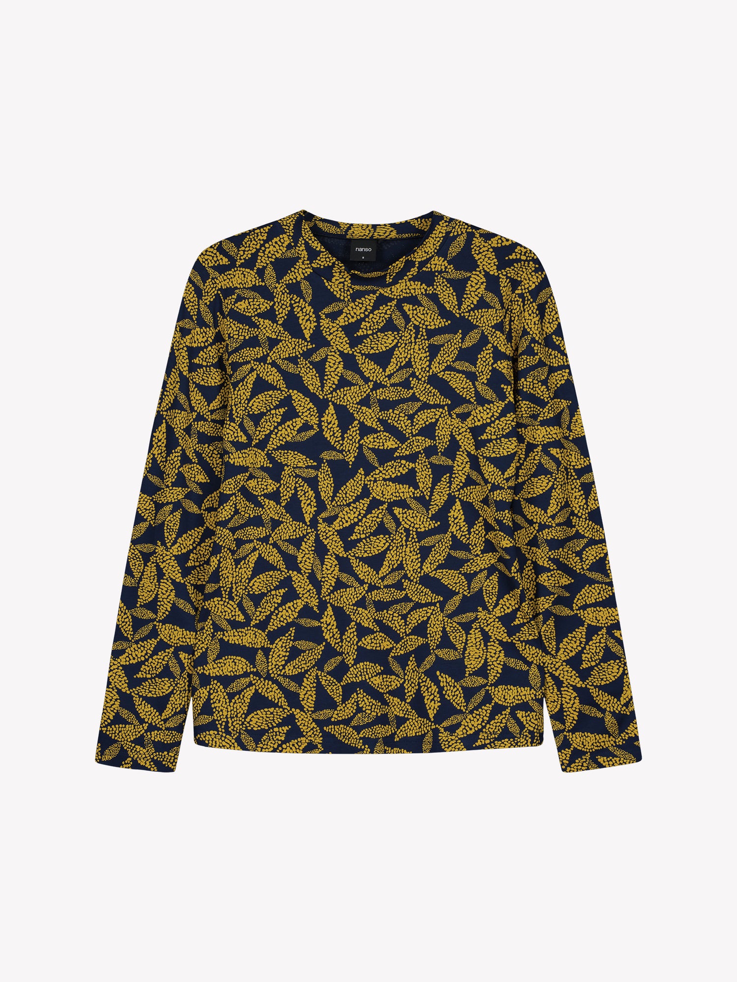 Nanso women’s yellow patterned Triine blouse