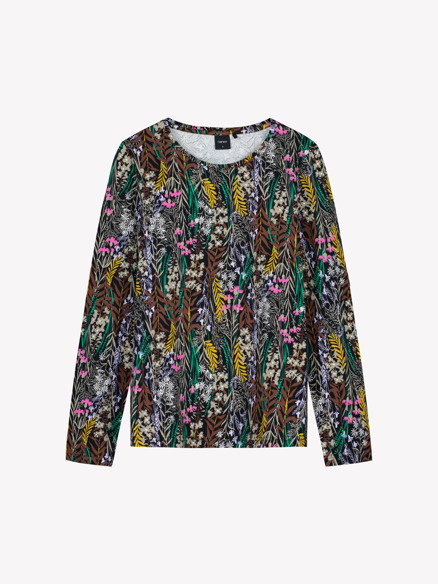 Nanso women's patterned multicoloured Kuutamo blouse