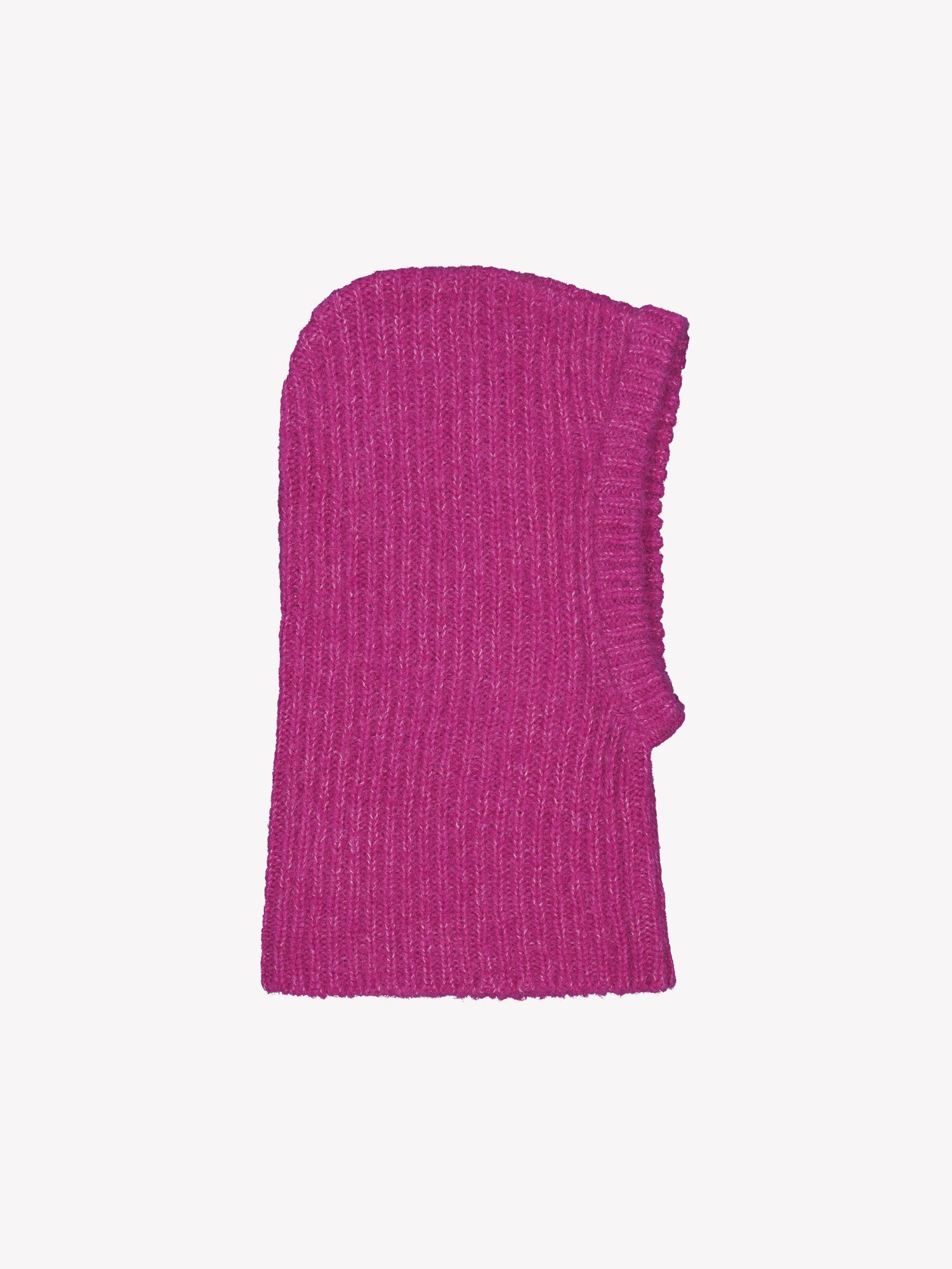 Women's cozy  pink Usva knit balaclava warmly covers both head and neck