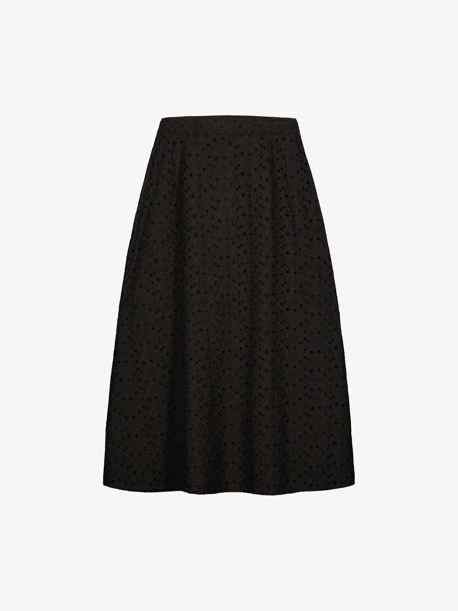 Nanso women's NUPPU Skirt in black, from the back