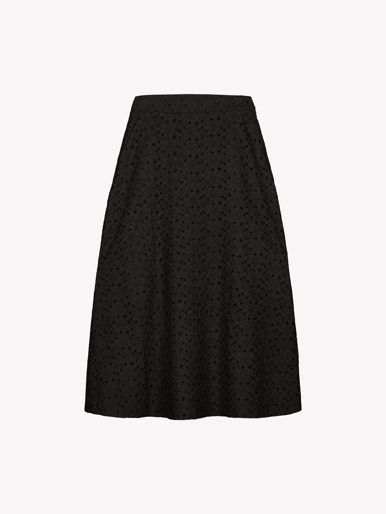 Nanso women's NUPPU Skirt in black, from the front