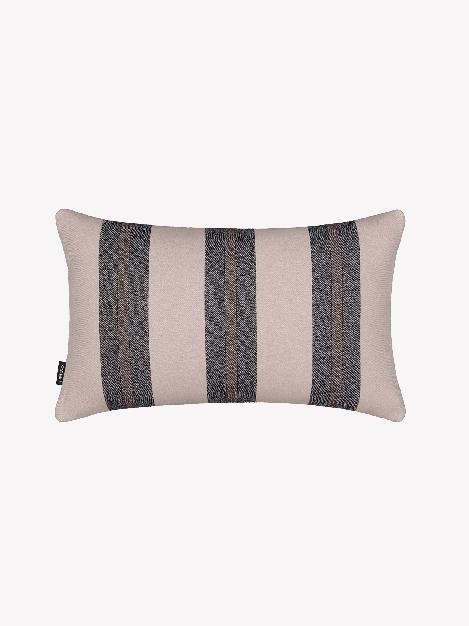 Nanso's charming NAUHA decorative pillow case is crafted from cotton and features a simple, timeless striped pattern. Product picture